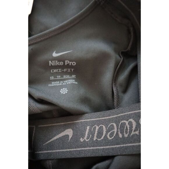 Nike HV6963-010 Women's Sz XS Black Dri-FIT Gym Life Short Bodysuit - Picture 3 of 9